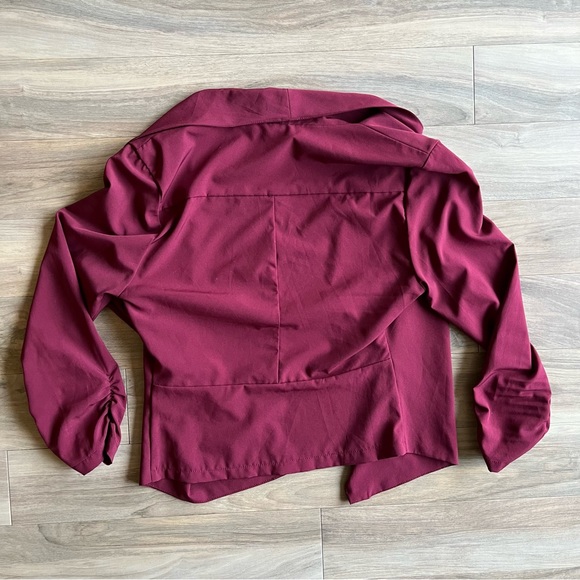 Rosette Maroon Blazer - Picture 6 of 6